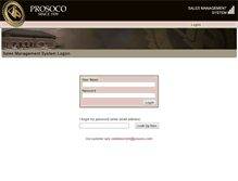 Tablet Screenshot of profile.prosoco.com